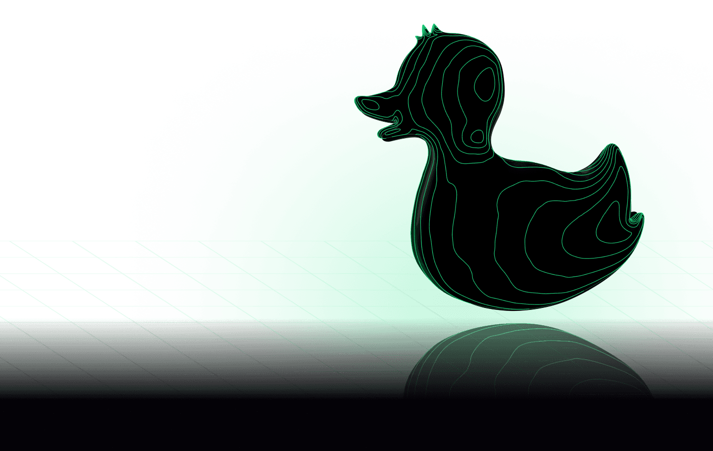 Mirrored duck background