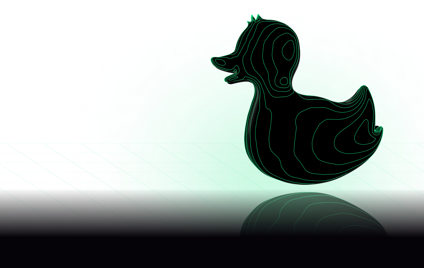 Mirrored duck background